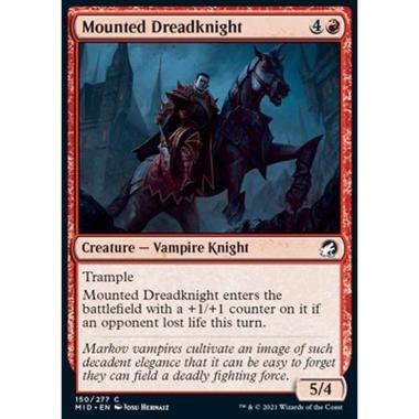 Mounted Dreadknight - Cavaliere Terrificante a Cavallo - [MID] [NM] [Foil]