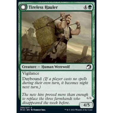 Tireless Hauler // Dire-Strain Brawler - Portatore Instancabile // Lottatore della Stirpe Funesta - [MID] [NM] [Foil]