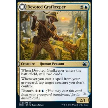 Devoted Grafkeeper // Departed Soulkeeper - Custode del Cimitero Devoto // Custode di Anime Defunto - [MID] [NM]