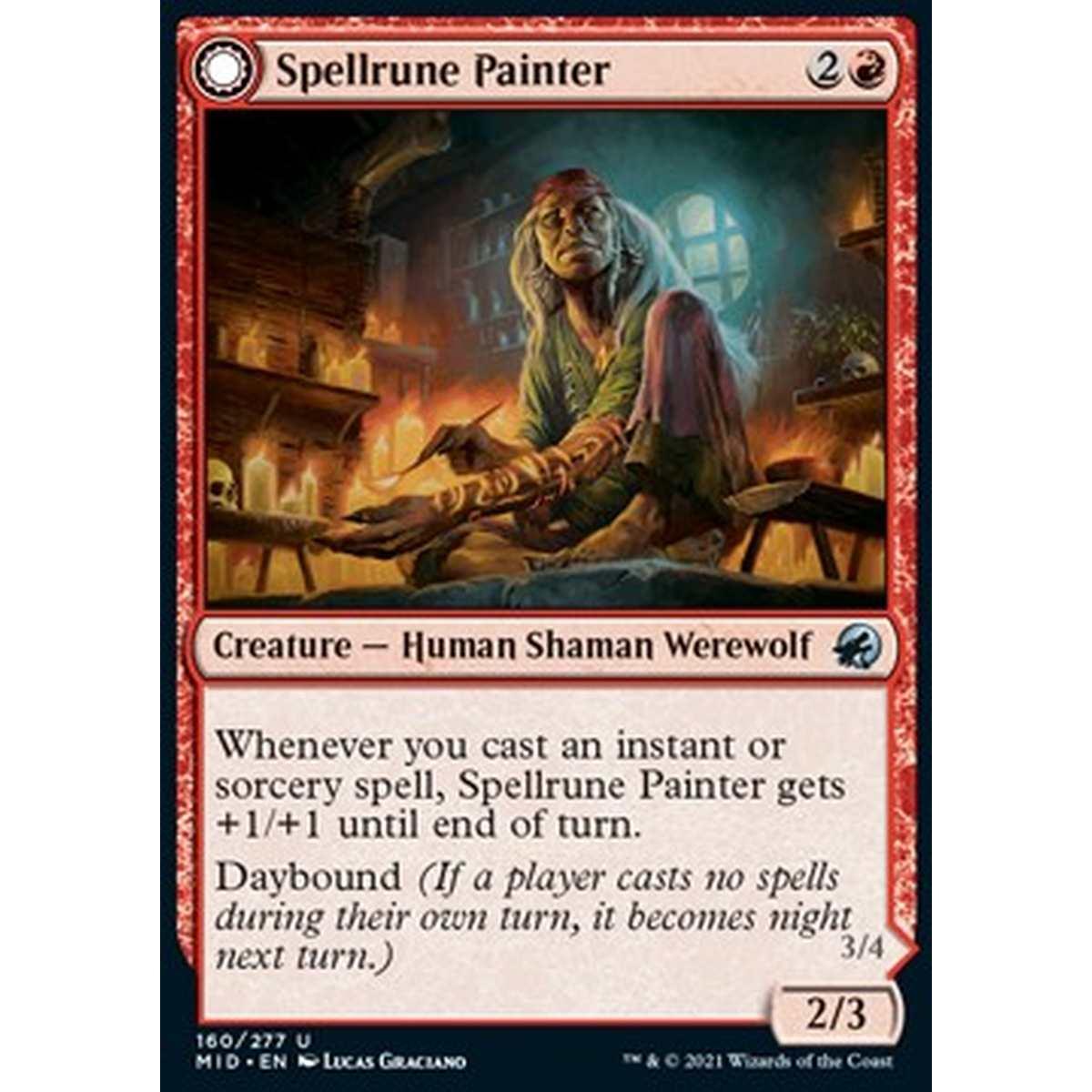 Spellrune Painter // Spellrune Howler - Pittrice di Rune Magiche // Ululatrice delle Rune Magiche - [MID] [NM]