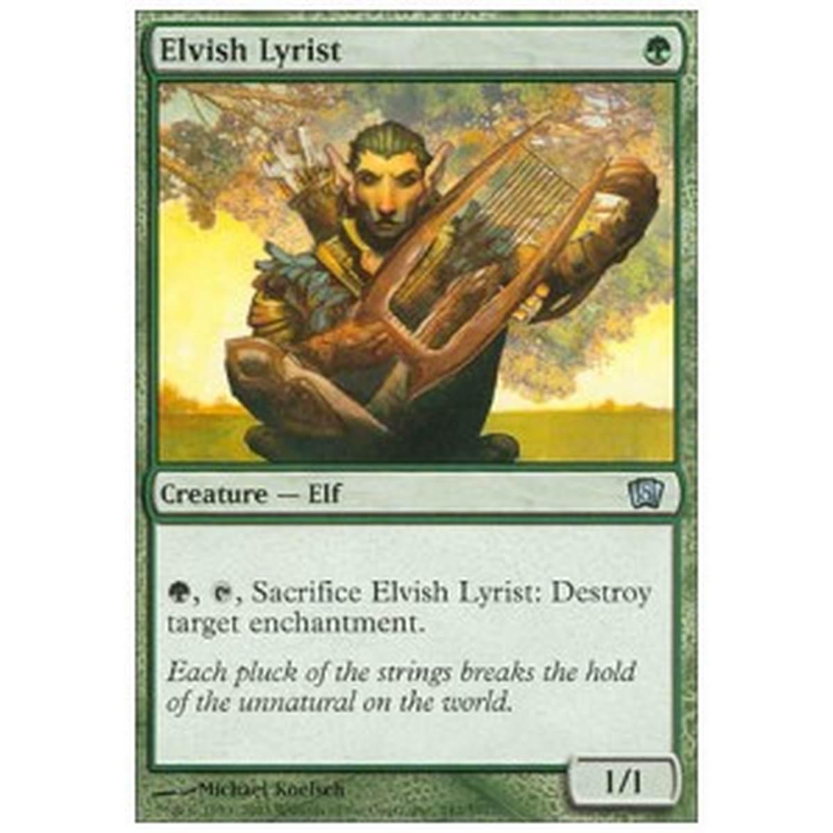 Elvish Lyrist - Elvish Lyrist - [8ED] [EX]