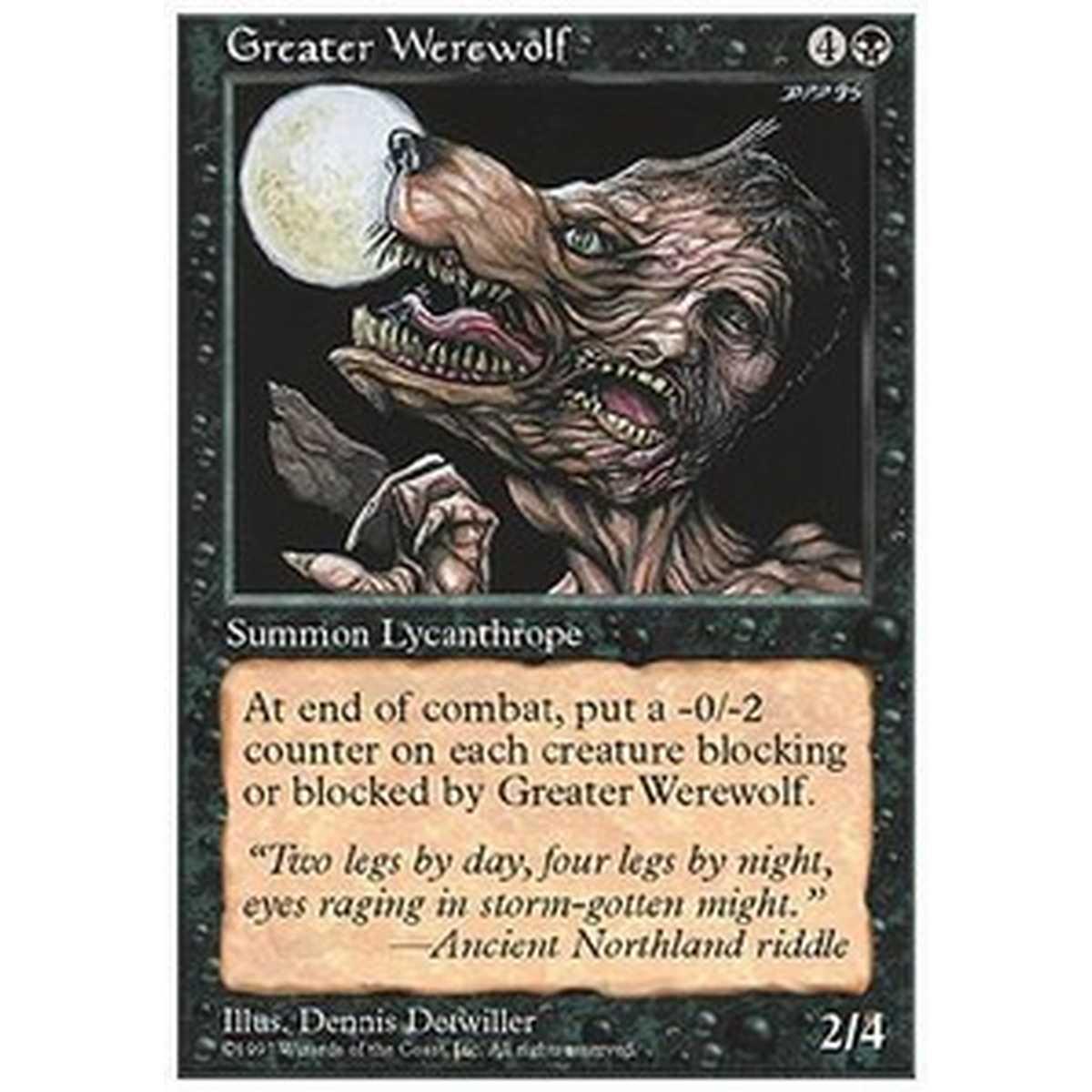 Greater Werewolf - Lupo Mannaro Maggiore - [5ED] [GD]