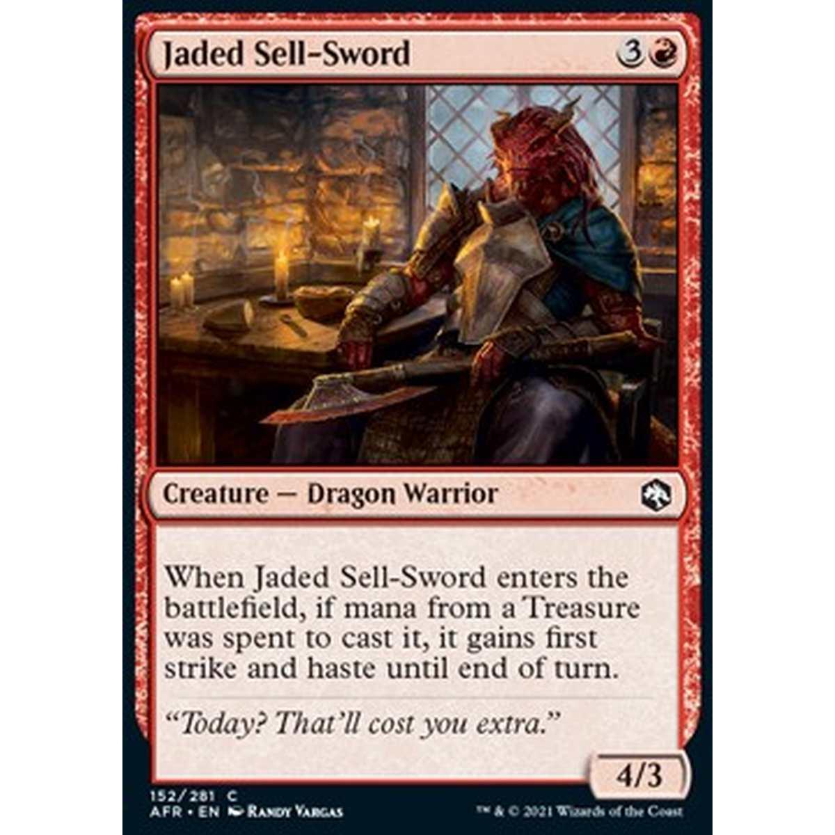 Jaded Sell-Sword - Prezzolata Impassibile - [AFR] [NM] [Foil]