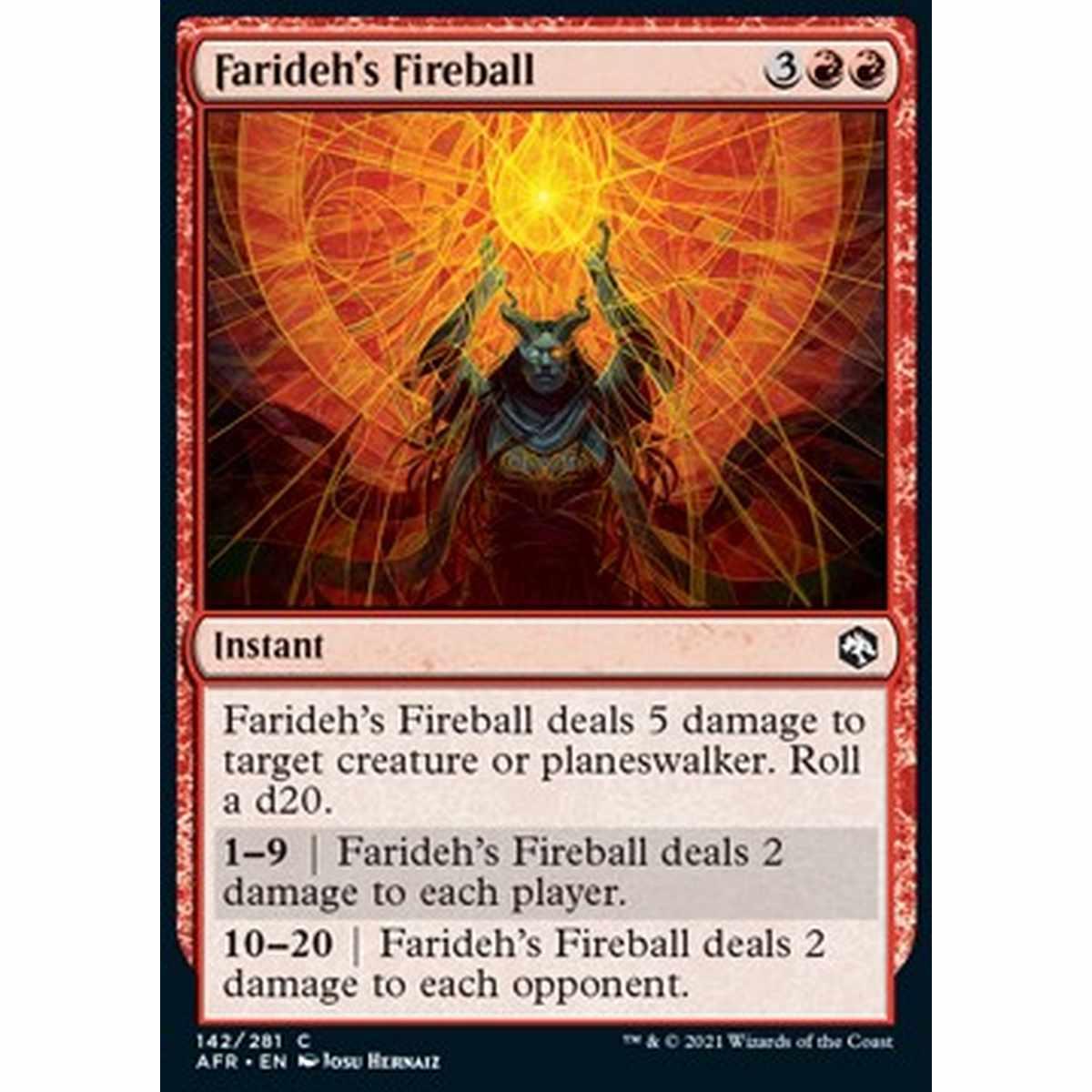 Farideh's Fireball - Palla di Fuoco di Farideh - [AFR] [NM] [Foil]