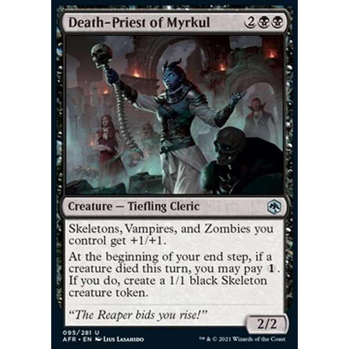 Death-Priest of Myrkul - Sacerdotessa della Morte di Myrkul - [AFR] [NM]