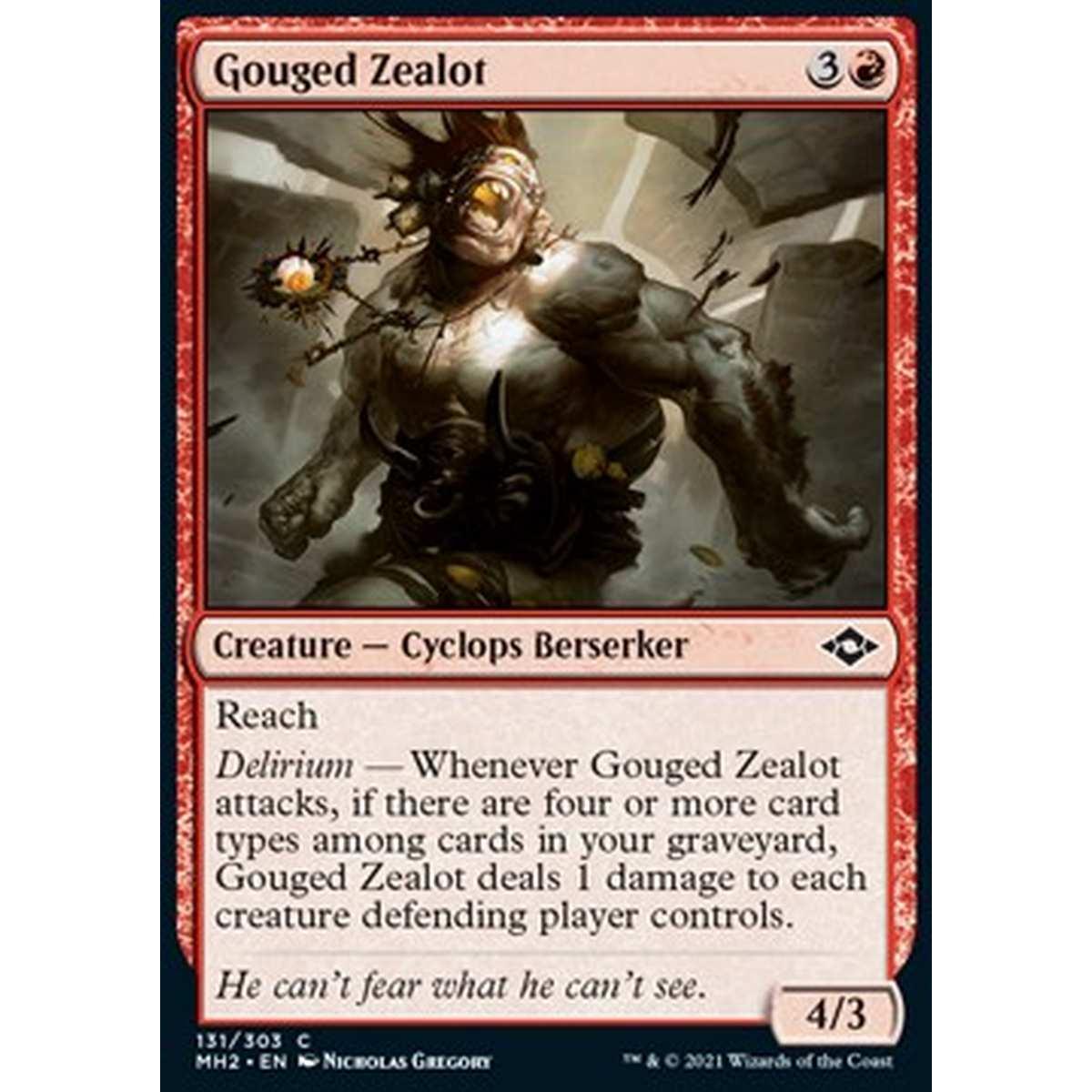 Gouged Zealot - Gouged Zealot - [MH2] [NM] [Foil]