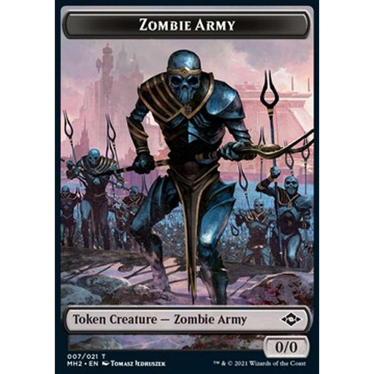 Zombie Army Token (Black 0/0) - Zombie Army Token (Black 0/0) - [XMH2] [NM]
