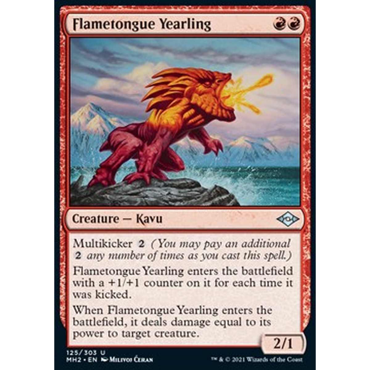 Flametongue Yearling - Flametongue Yearling - [MH2] [NM]
