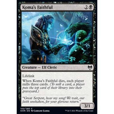 Koma's Faithful - Koma's Faithful - [KHM] [NM] [Foil]