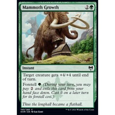 Mammoth Growth - Mammoth Growth - [KHM] [NM] [Foil]