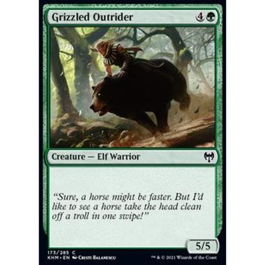Grizzled Outrider - Grizzled Outrider - [KHM] [NM] [Foil]