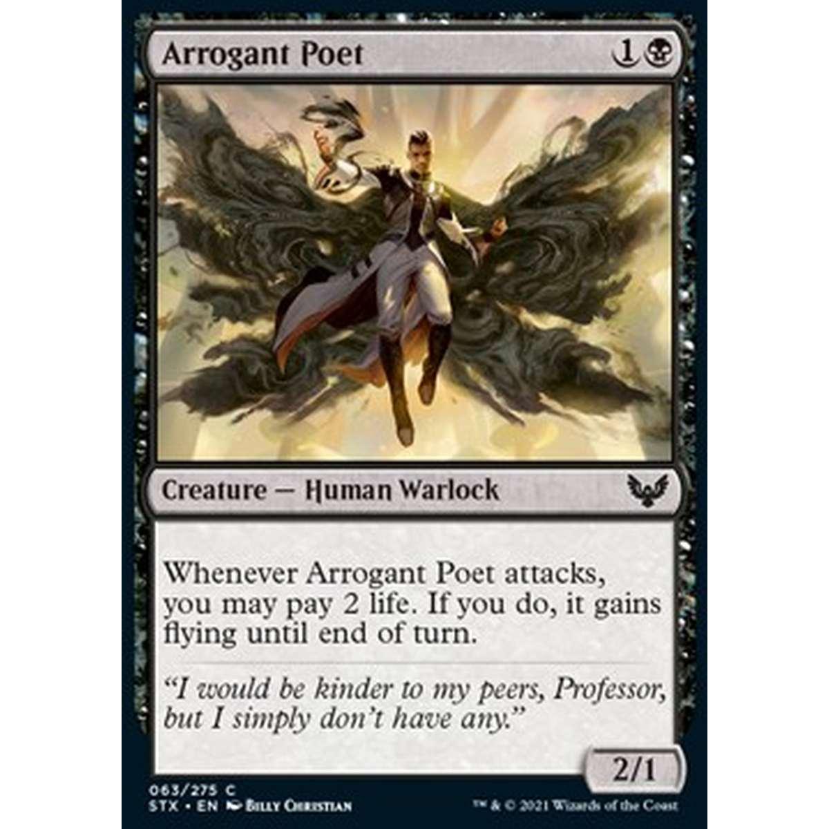 Arrogant Poet - Poeta Arrogante - [STX] [NM] [Foil]