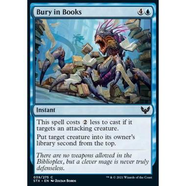 Bury in Books - Seppellire di Libri - [STX] [NM] [Foil]