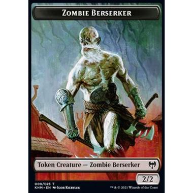 Zombie Berserker Token (Black 2/2) - Zombie Berserker Token (Black 2/2) - [XKHM] [NM]