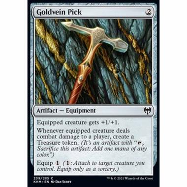 Goldvein Pick - Piccone della Vena d'Oro - [KHM] [NM] [Foil]