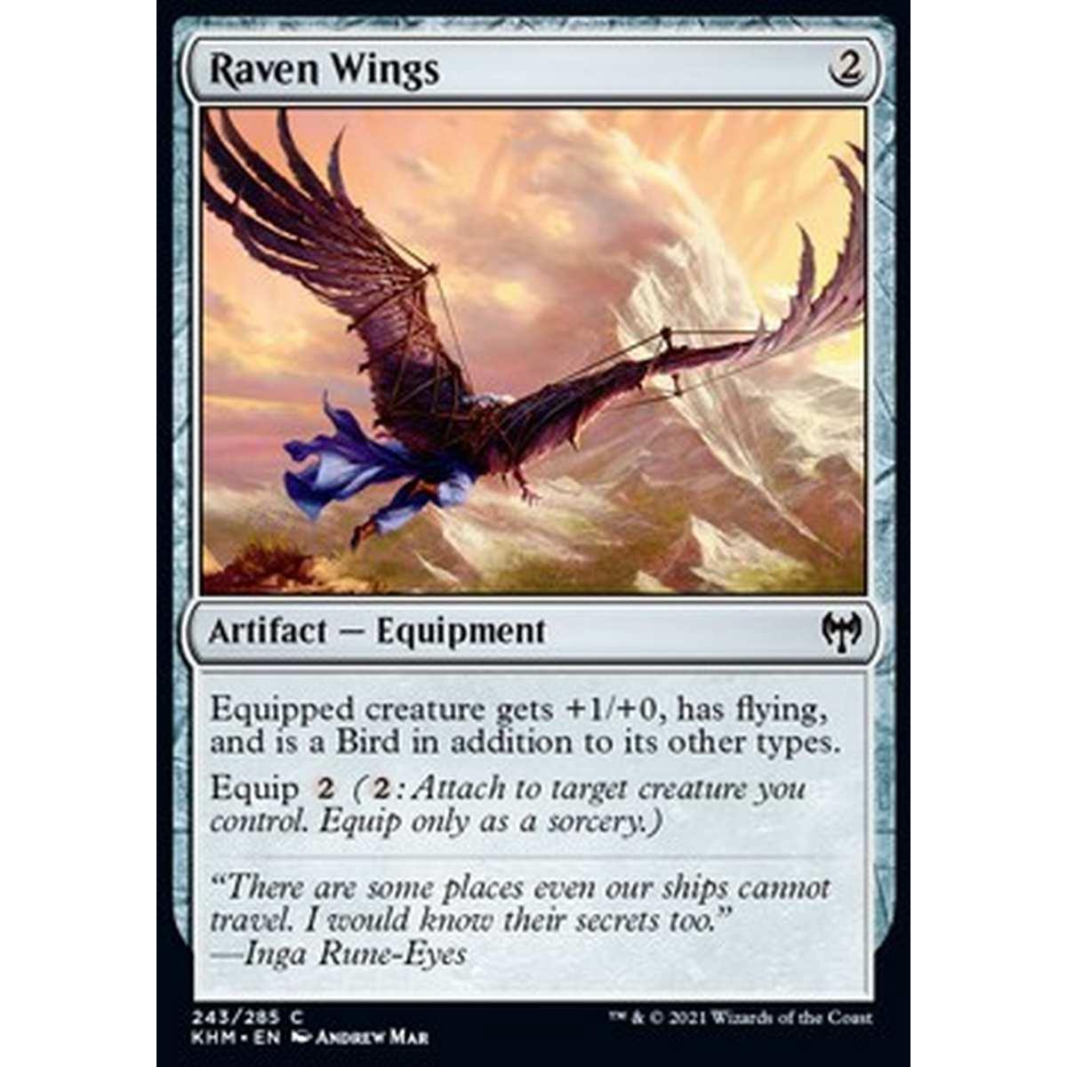 Raven Wings - Ali di Corvo - [KHM] [NM] [Foil]