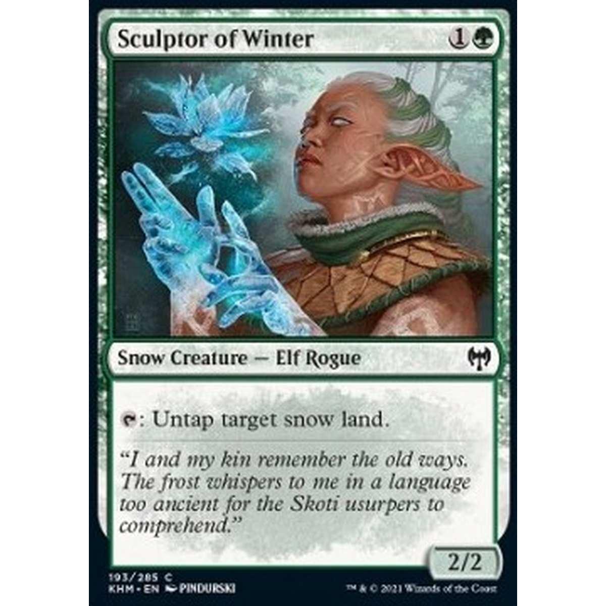 Sculptor of Winter - Scultrice dell'Inverno - [KHM] [NM] [Foil]