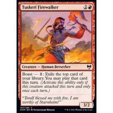 Tuskeri Firewalker - Calcafuoco dei Tuskeri - [KHM] [NM] [Foil]