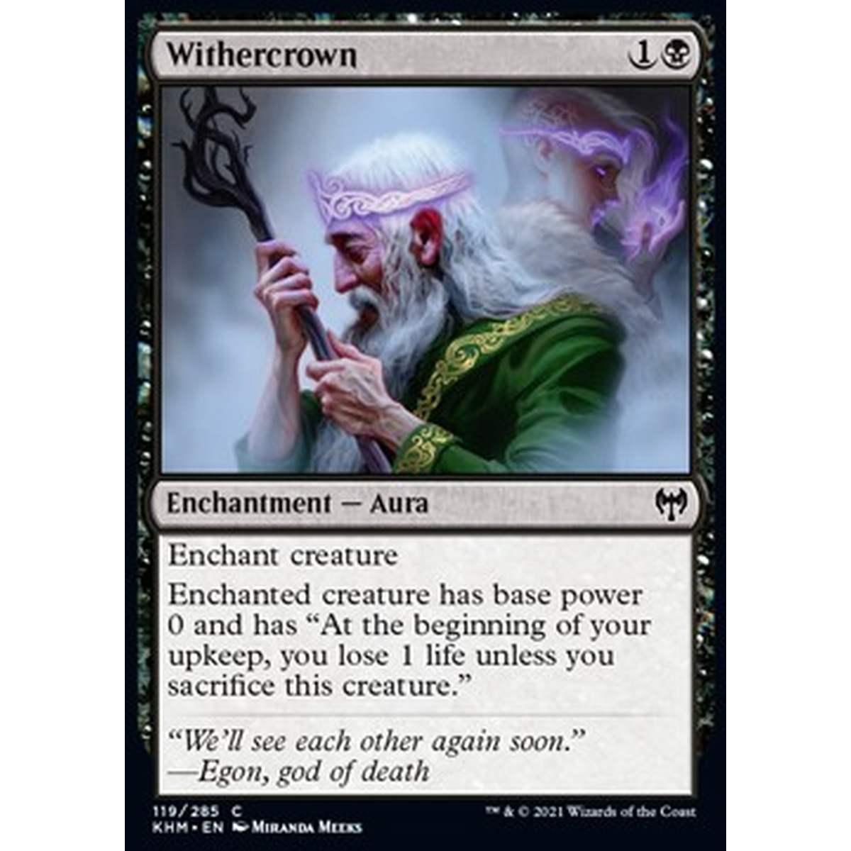 Withercrown - Corona dell'Avvizzimento - [KHM] [NM] [Foil]