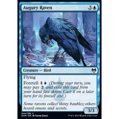 Augury Raven - Corvo del Vaticinio - [KHM] [NM] [Foil]