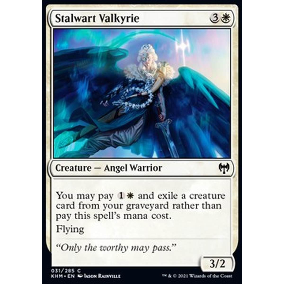 Stalwart Valkyrie - Valchiria Intrepida - [KHM] [NM] [Foil]