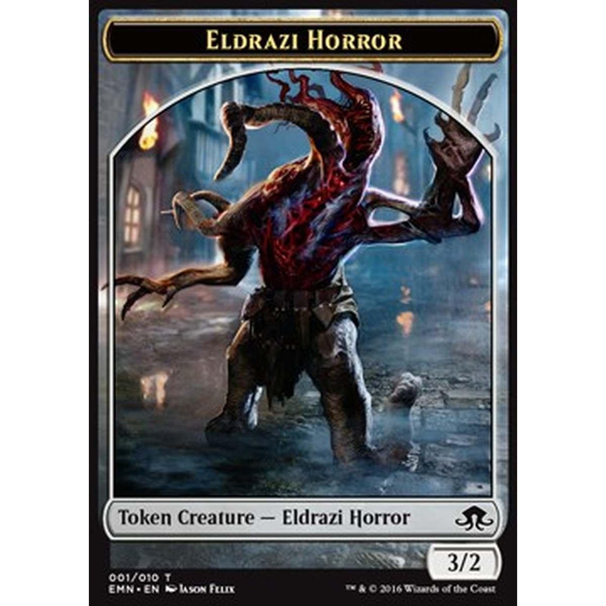 Eldrazi Horror Token (Colorless 3/2) - Eldrazi Horror Token (Colorless 3/2) - [EMN] [NM]