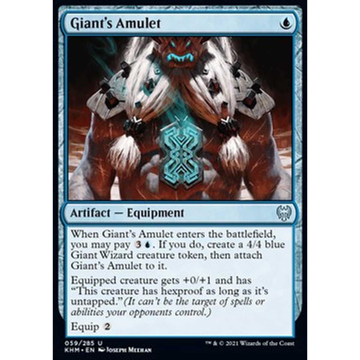 Giant's Amulet - Amuleto del Gigante - [KHM] [NM]