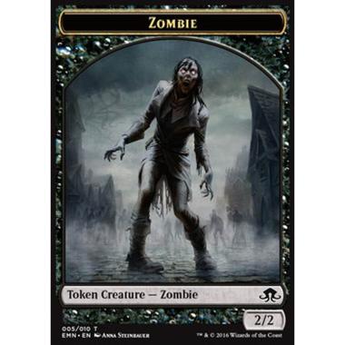 Zombie Token (Black 2/2) (V.3) - Zombie Token (Black 2/2) (V.3) - [EMN] [NM]