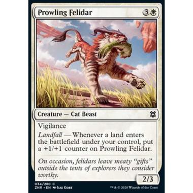 Prowling Felidar - Felidar a Caccia - [ZNR] [NM] [Foil]