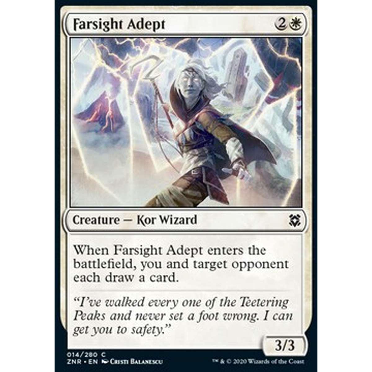 Farsight Adept - Esperta di Lungoveggenza - [ZNR] [NM] [Foil]