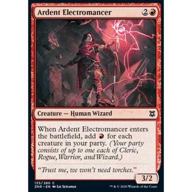Ardent Electromancer - Elettromante Ardente - [ZNR] [NM] [Foil]
