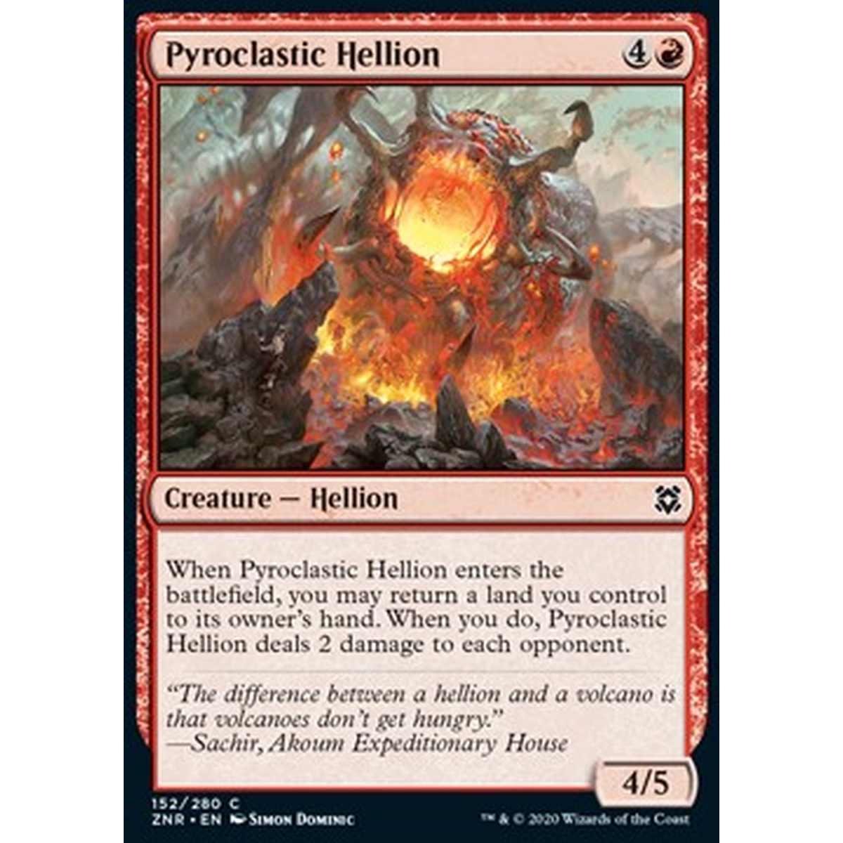 Pyroclastic Hellion - Infernale Piroclastico - [ZNR] [NM] [Foil]