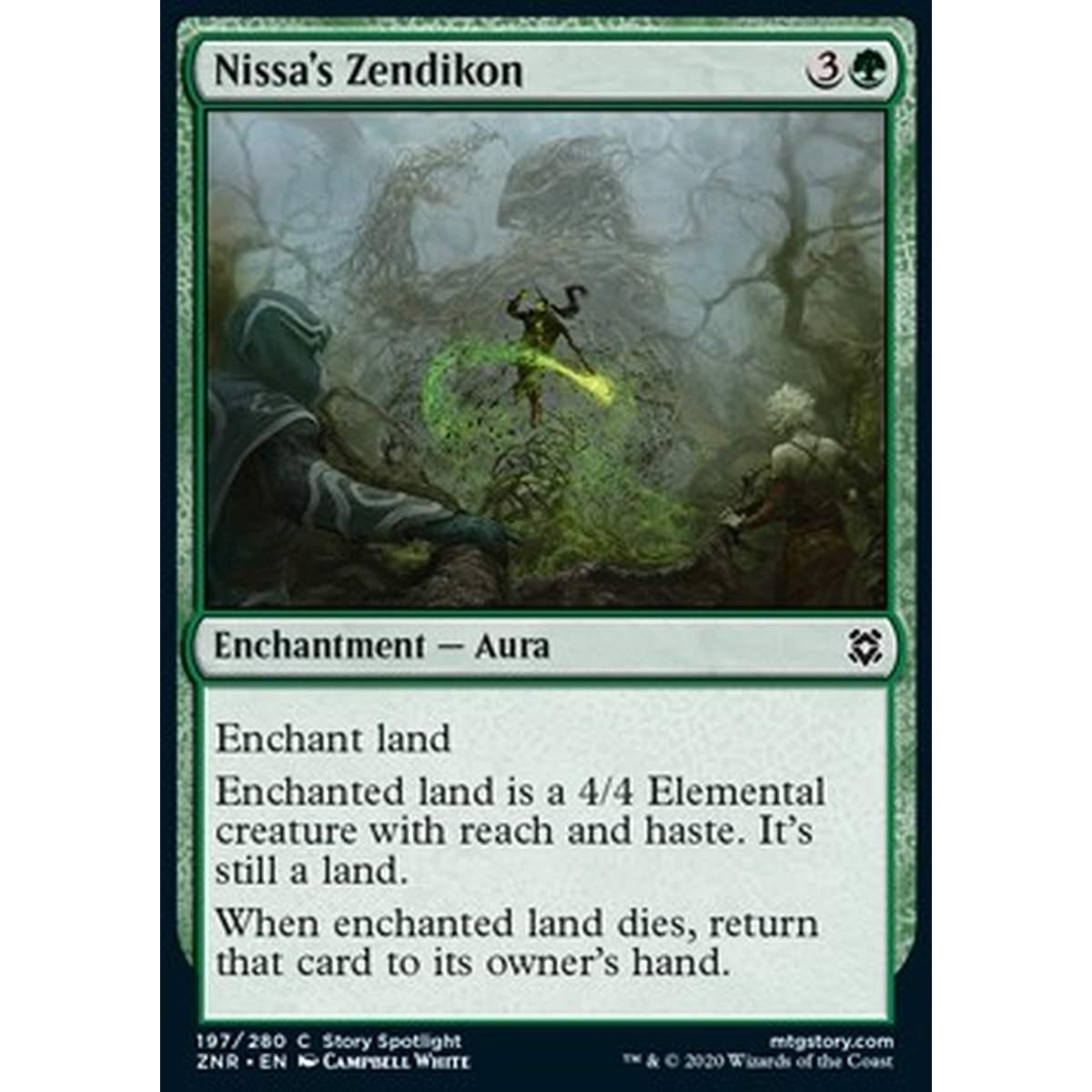 Nissa's Zendikon - Zendikon di Nissa - [ZNR] [NM] [Foil]