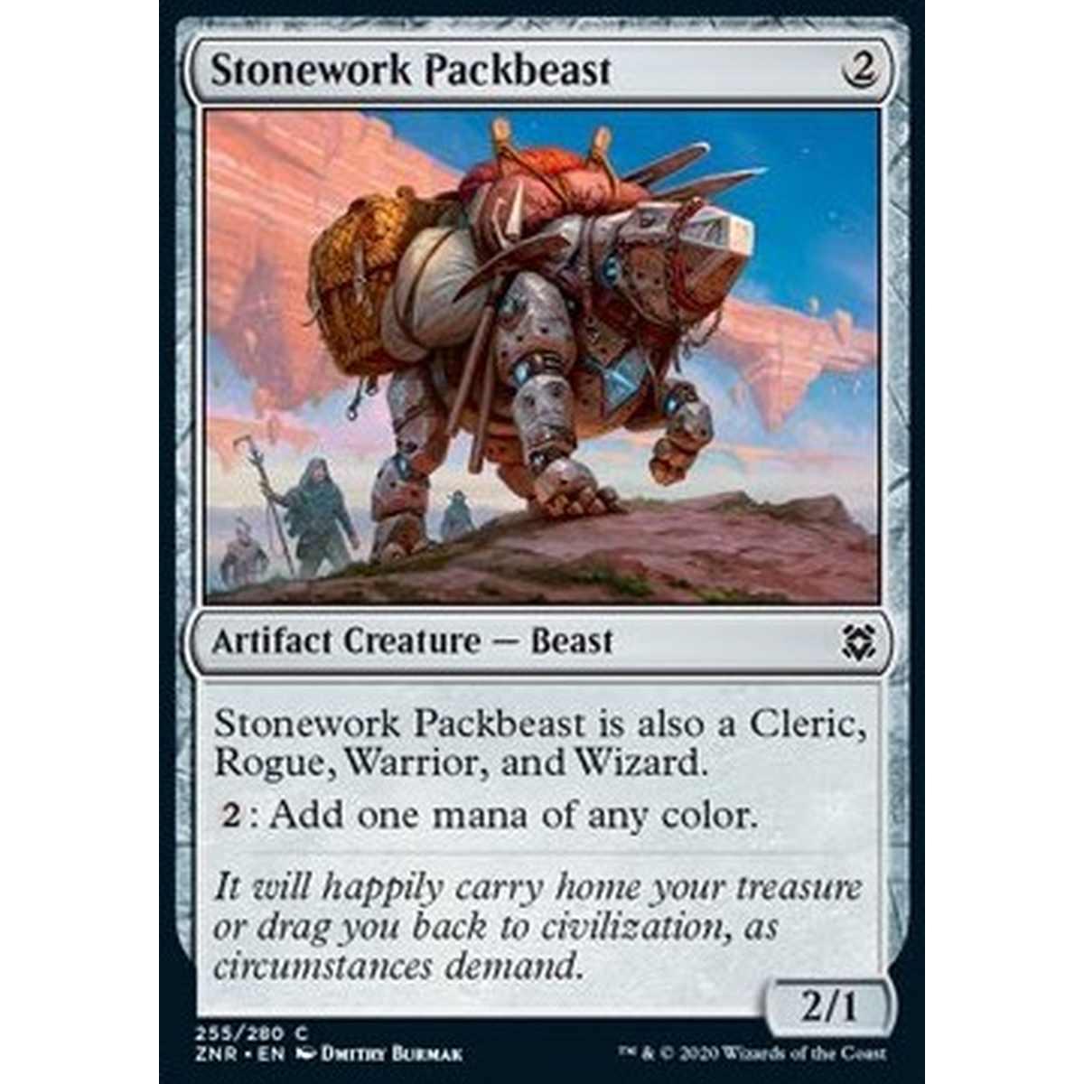 Stonework Packbeast - Bestia da Soma Pietrautoma - [ZNR] [NM] [Foil]