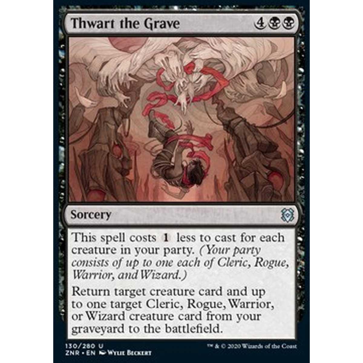 Thwart the Grave - Scongiurare la Tomba - [ZNR] [NM]