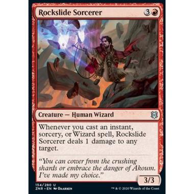Rockslide Sorcerer - Stregone delle Frane - [ZNR] [NM]