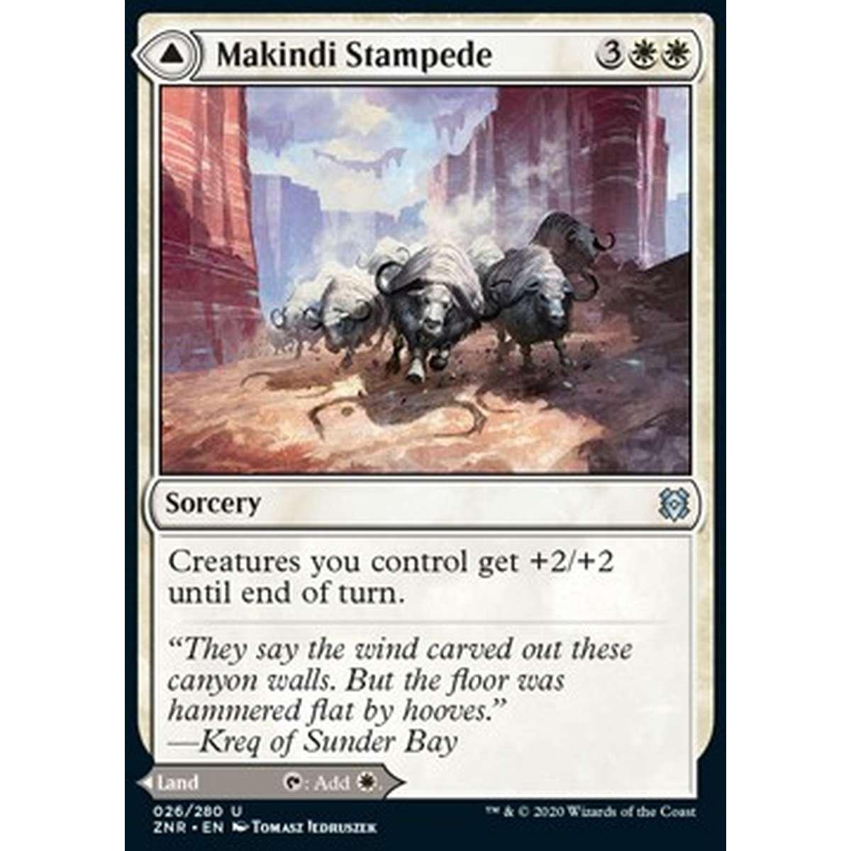 Makindi Stampede // Makindi Mesas - Carica di Makindi // Mesa di Makindib - [ZNR] [NM]