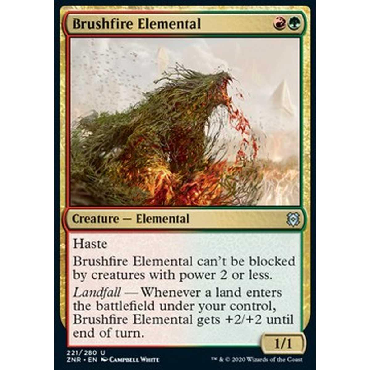 Brushfire Elemental - Elementale dell'Incendio Boschivo - [ZNR] [NM]