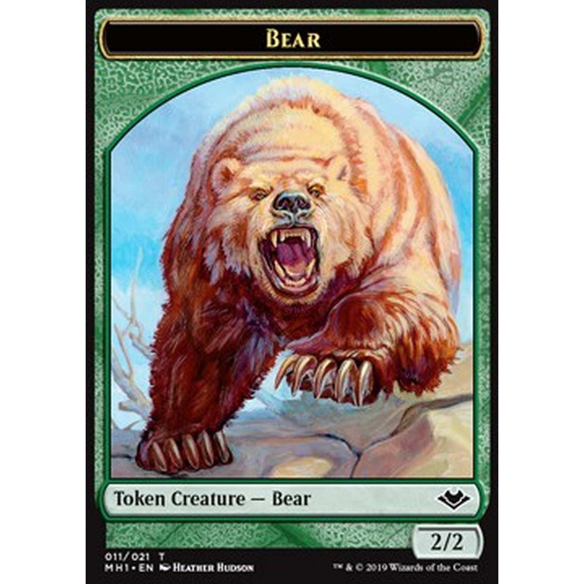 Bear Token (G 2/2) // Spirit Token (WB 1/1) - Bear Token (G 2/2) // Spirit Token (WB 1/1) - [MH1] [NM]