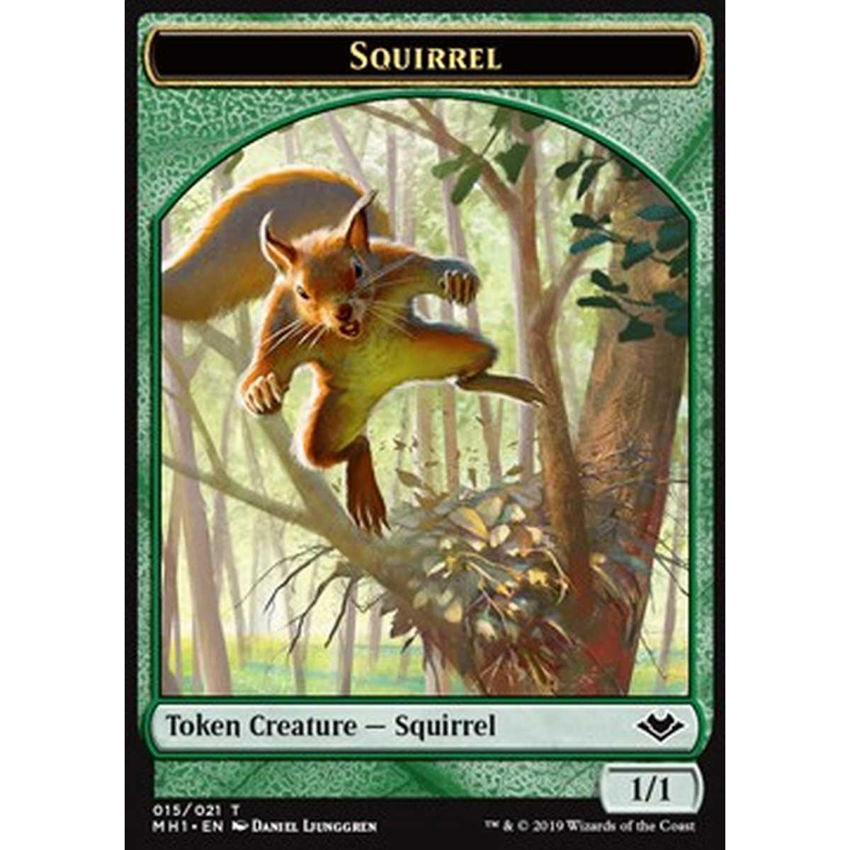 Squirrel Token (Green 1/1) - Squirrel Token (Green 1/1) - [MH1] [NM] [Foil]