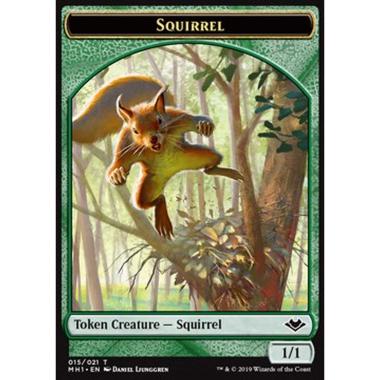 Squirrel Token (Green 1/1) - Squirrel Token (Green 1/1) - [MH1] [NM] [Foil]