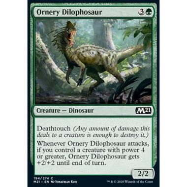 Ornery Dilophosaur - Dilofosauro Irascibile - [M21] [NM] [Foil]