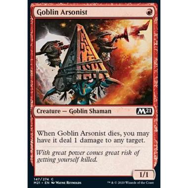 Goblin Arsonist - Goblin Inceneritore - [M21] [NM] [Foil]