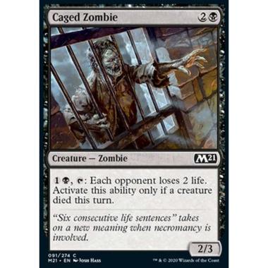 Caged Zombie - Zombie Prigioniero - [M21] [NM] [Foil]