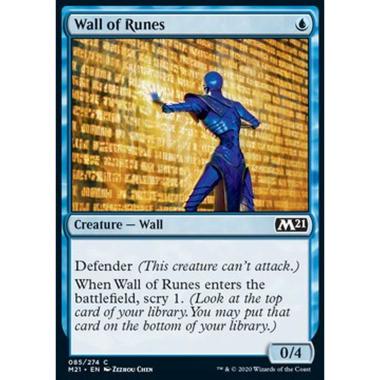 Wall of Runes - Muro di Rune - [M21] [NM] [Foil]