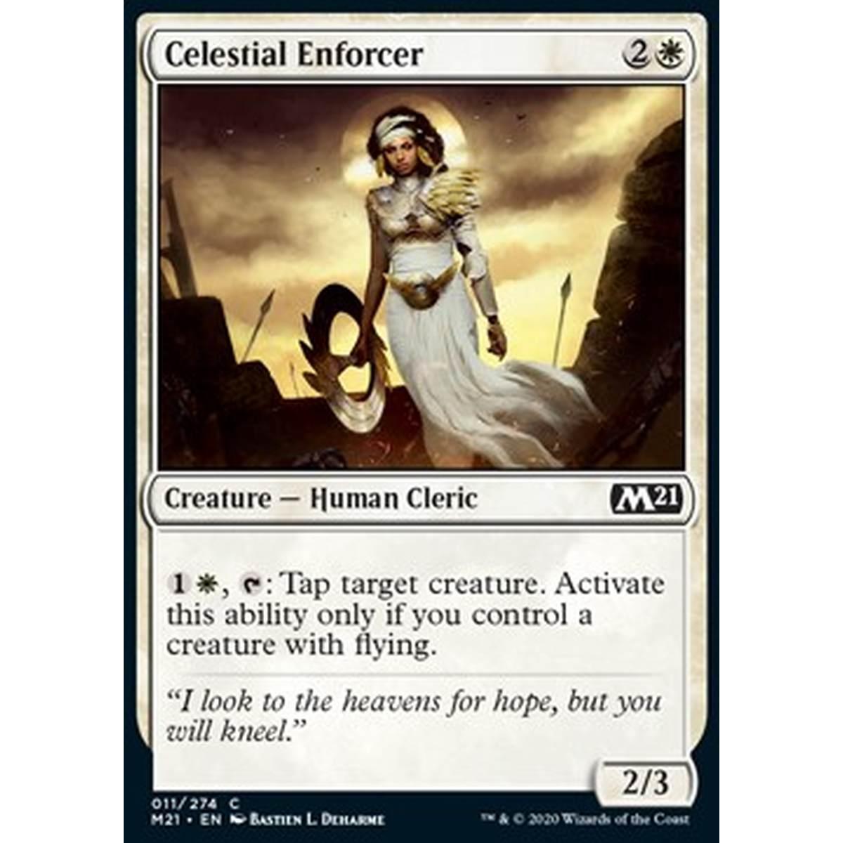 Celestial Enforcer - Esecutrice Celestiale - [M21] [NM] [Foil]