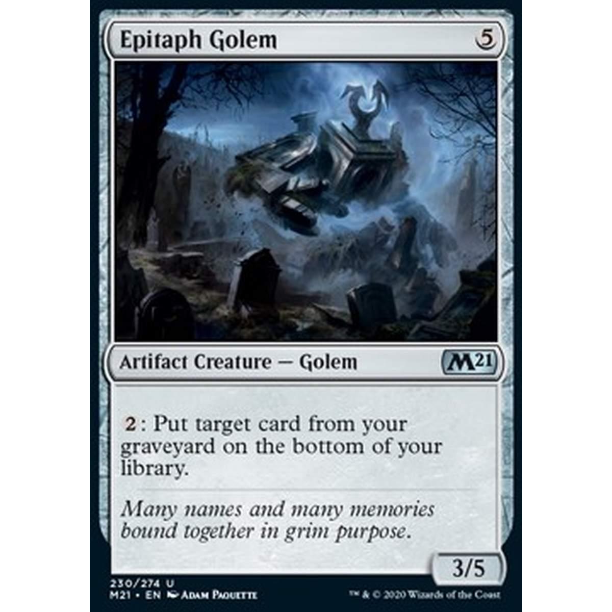Epitaph Golem - Golem dell'Epitaffio - [M21] [NM] [Foil]