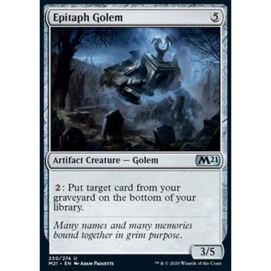 Epitaph Golem - Golem dell'Epitaffio - [M21] [NM] [Foil]