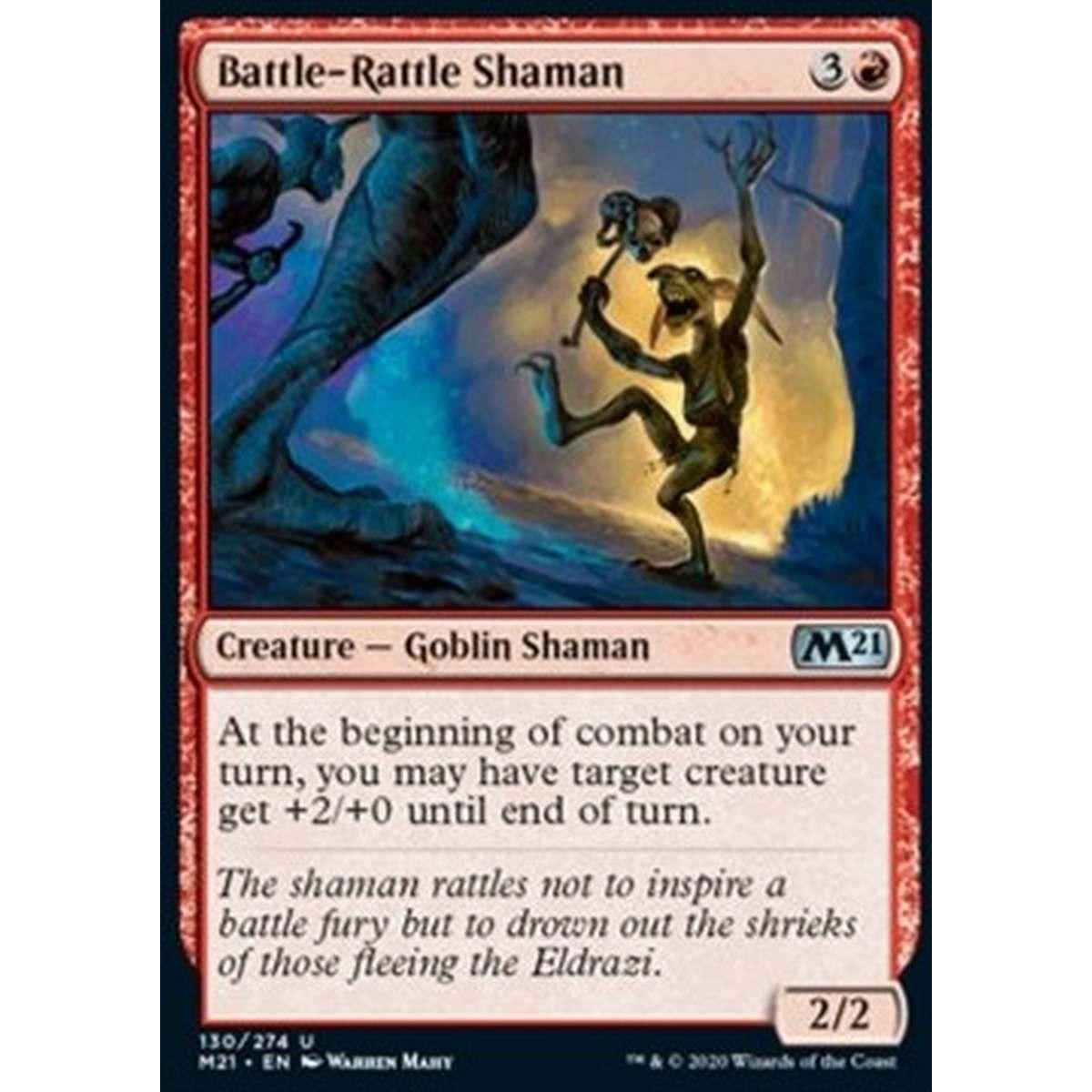 Battle-Rattle Shaman - Sciamano del Sonaglio - [M21] [NM] [Foil]