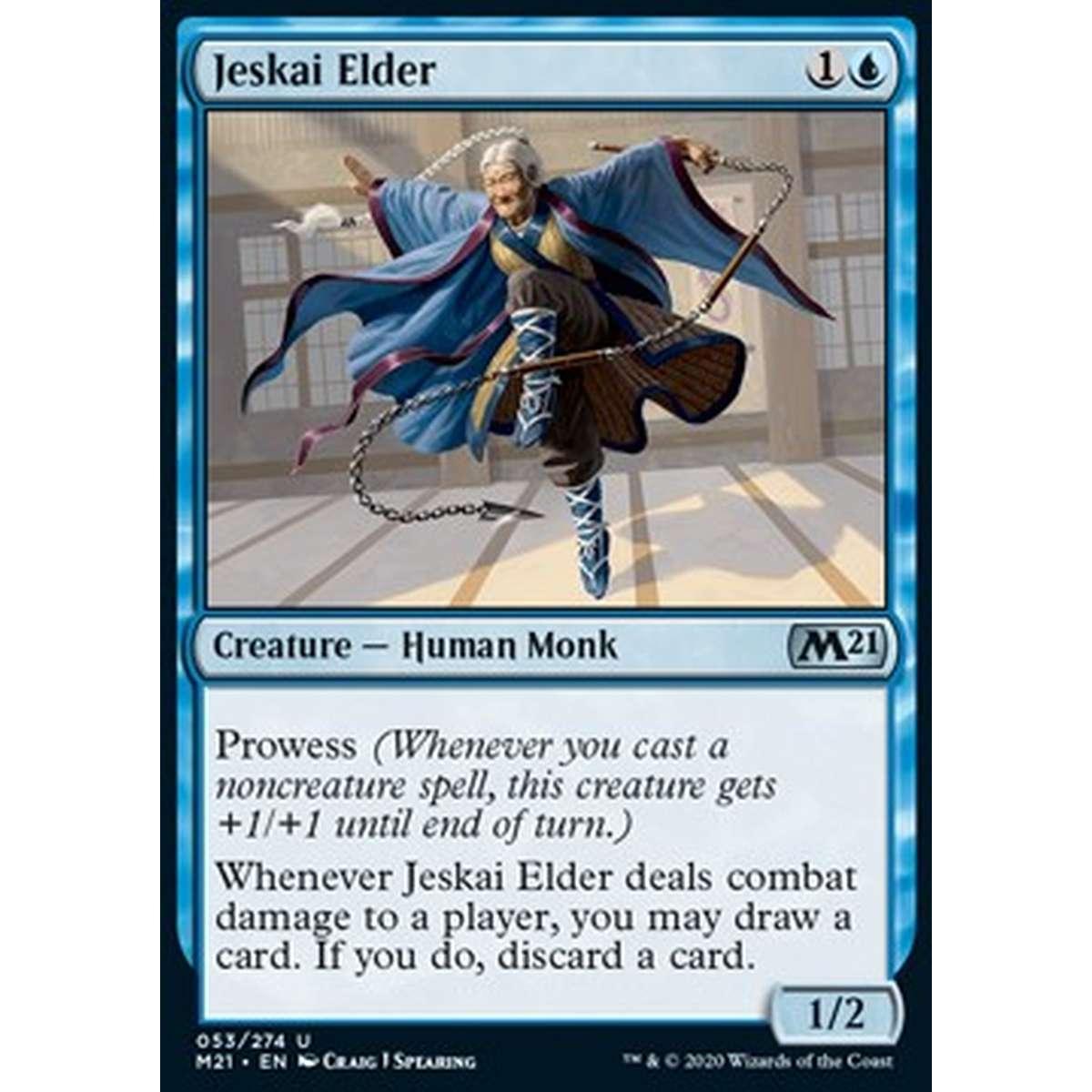 Jeskai Elder - Anziana Jeskai - [M21] [NM] [Foil]